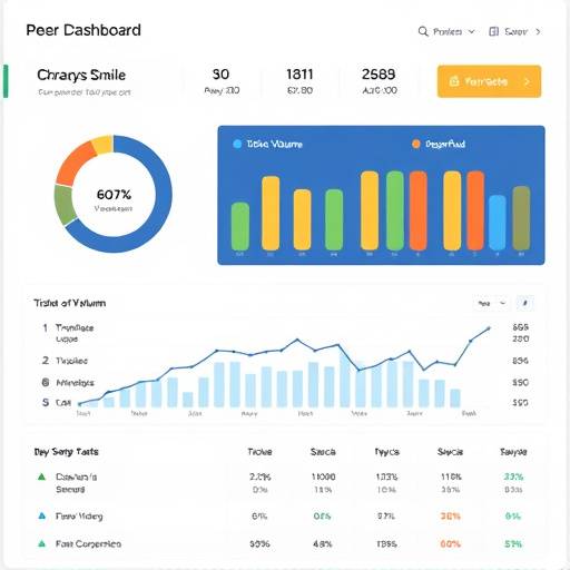 Customer support dashboard showing ticket volume, resolution time, and customer satisfaction scores