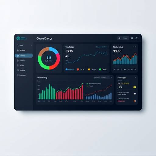 Dashboard visualization of customer churn data, highlighting key contributing factors and trends.