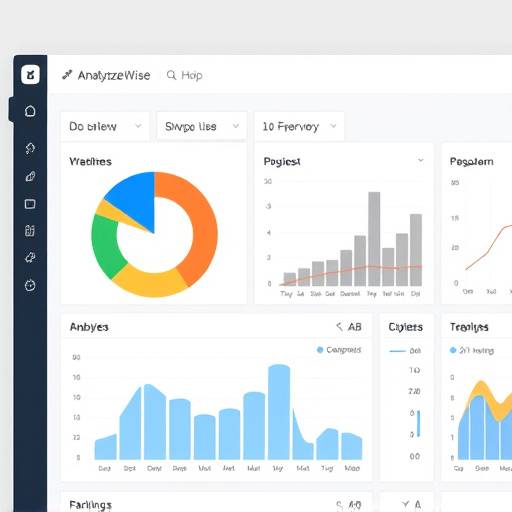 Screenshot of AnalyzeWise analytics tools interface