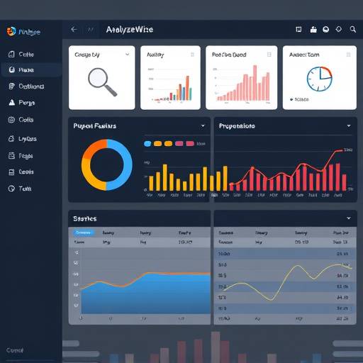 Screenshot of AnalyzeWise's interactive dashboard